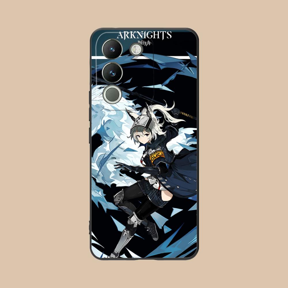 Arknights Grani Матовый ТПУ Чехол для Мобильного Телефона для VIVO Y77 76 75 74 73 72 58 56 55 51 50 38 36 Y19 Y18 Y03 Y01 5G Цветной Чехол