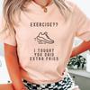 Extra Fries Sarcastic Workout T-Shirt, Funny Gym Tee