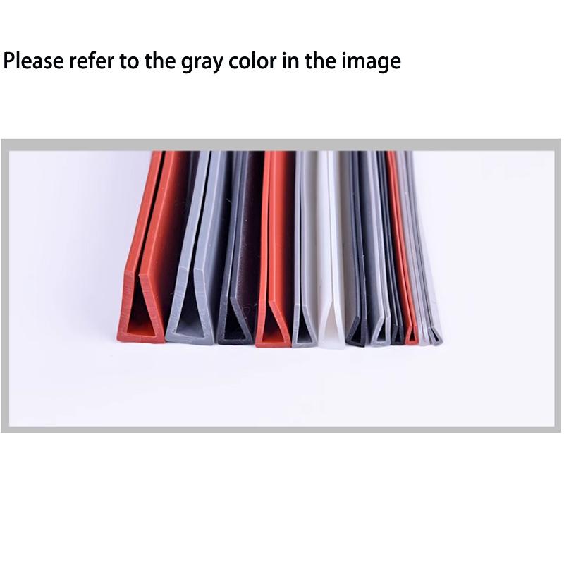 1-метровый U-образный резиновый молдинг для кромки, уплотнительная полоса для автомобильной двери, резиновый уплотнитель для кромки