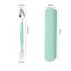 Stainless Steel Baby Feeding Spoons Silicone Heads Gentle on Gums Suitable for Everyday Use