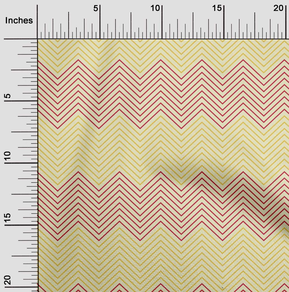 oneOone Cotton Flex Black Fabric Chevron Geometric Sewing Craft Projects Fabric Prints By Yard 40 Inch