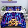 3pcs Custom Name Naruto Power Printed Bedding Set Duvet Cover Closure Includes 1 Duvet Cover & 2 Pillowcases, Soft and Comfortable for All Seasons.