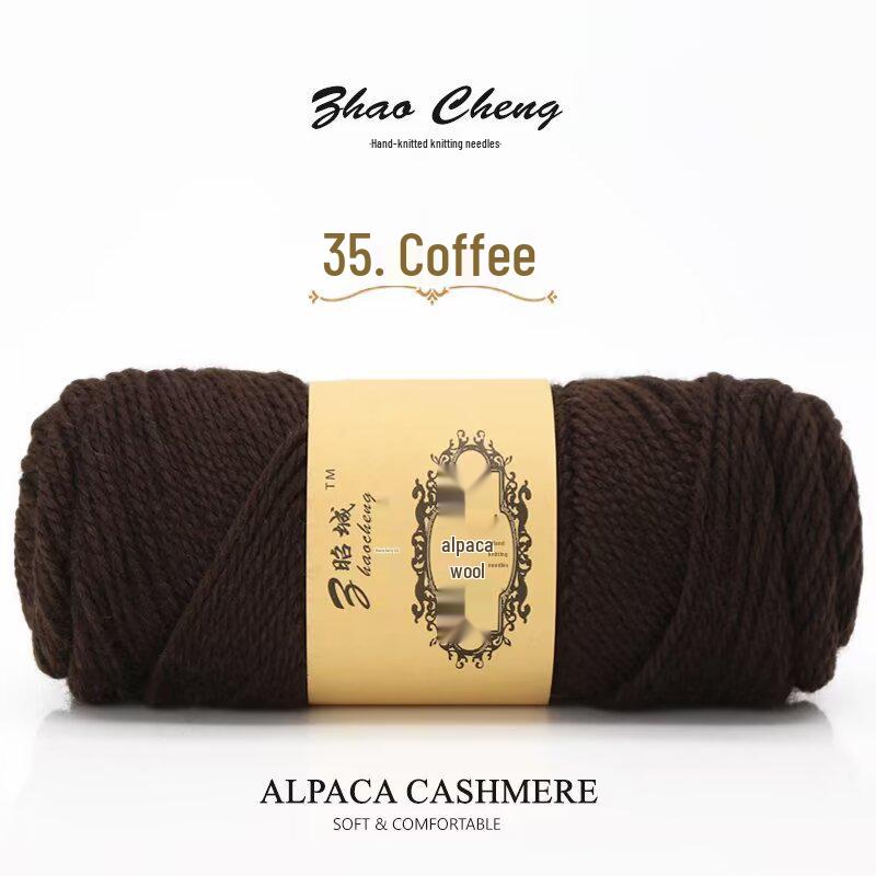 Шарф-подушка из альпаки ручной вязки – Средней толщины, Мягкий, Сделай сам, Крючком