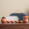 Creative Tea Ware, High-end Gifts, Coarse Pottery Qingshan Asuka Tea Cup Company Team Building Prizes, Car Express Set