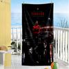 The Goat Action Beach Towel Super Soft Microfiber Quickdry Fabric Comfortable Lightweight Perfect for Traveling Yoga Camping and Swimming