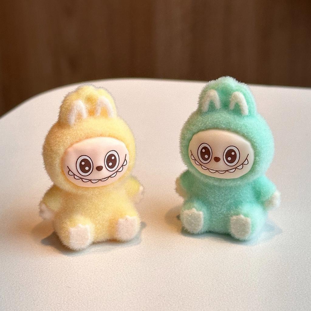 Новая сумка украшение брелки брелоки плюшевый Лабубу брелок подвеска, плюшевая тканевая фигурка украшение для сумки брелки брелоки