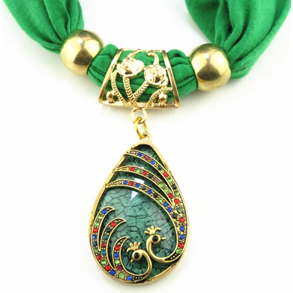 Gorgeous Beads, Circular Ring Scarf, Women's Scarf Accessories, Necklace, Ethnic Style Scarf