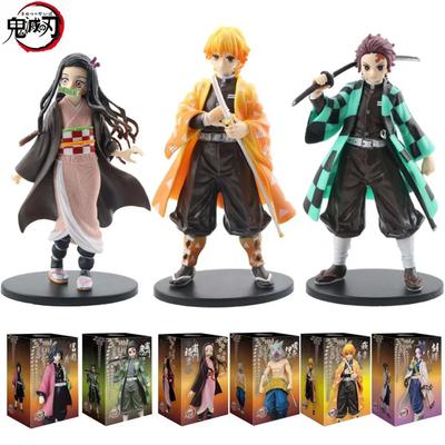 Аниме Фигурка Фигурки Клинок Рассекающий Демонов Kimetsu No Yaiba Кукла Танджиро Незуко Зеницу Фигурка Иносуке Воин Фигурка Действия Модель Игрушки