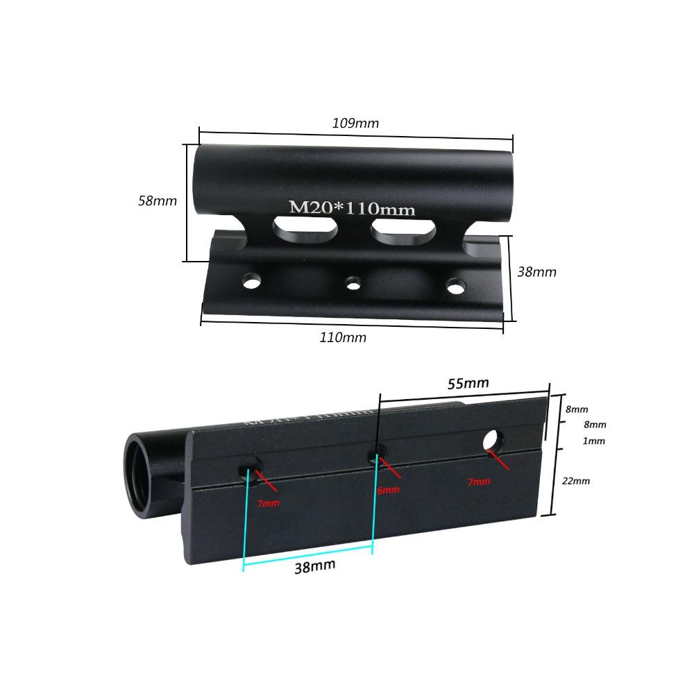 Aluminum Alloy Fork Mount Block M20 X 110 Thru Axle Fork Mount Fork Mount Rack Car Roof Transport