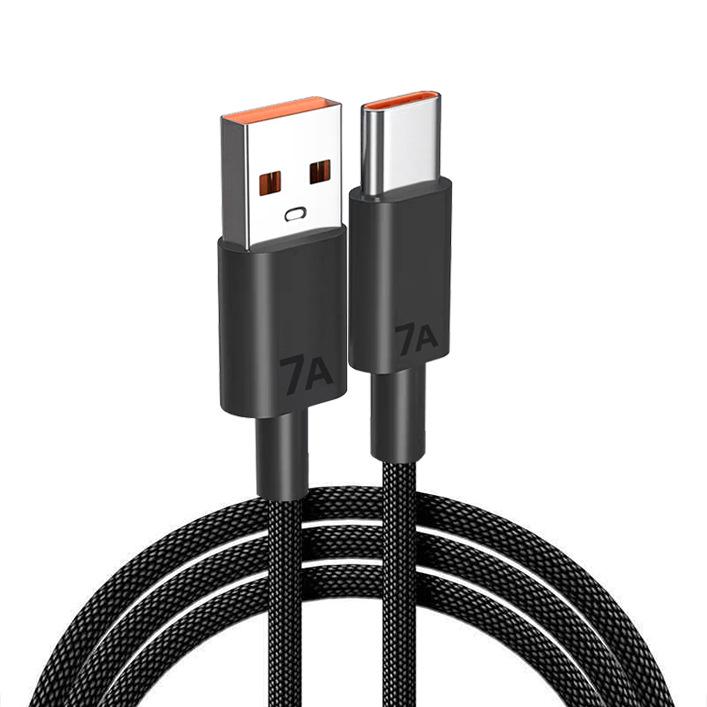 120W Super Flash Charge Type-C Data Cable 6A for Apple 15/16 & Huawei Car Chargers