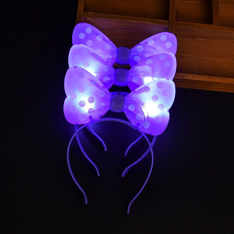 Purple Star Glow Stick Headband for Kids' Concert Luminous Props