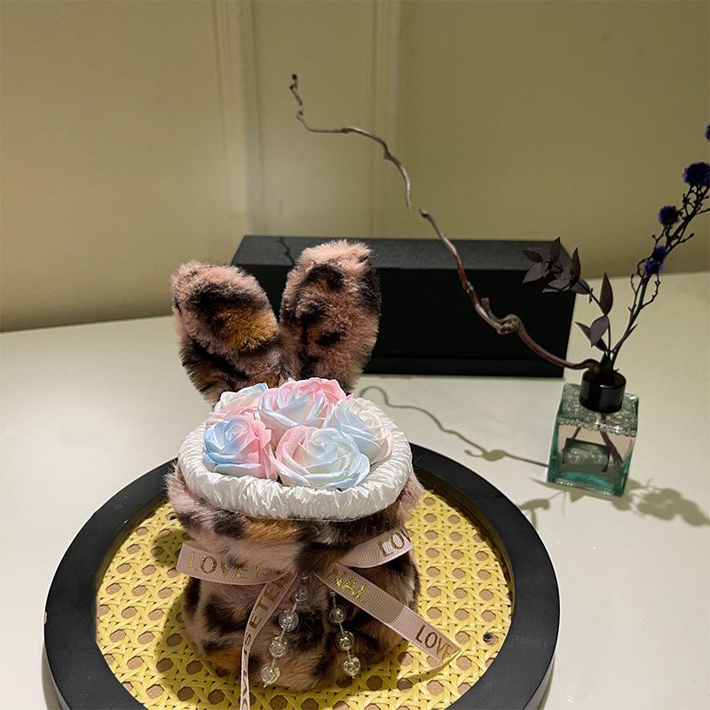 Мыло Цветок Домашние Свадебные Украшения Ароматические Навсегда Кроличьи Уши День Матери Подарок На День Рождения