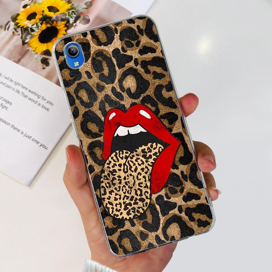 For Vivo Y1s 2020 1929 Back Case Vivo Y91c Y90 1820 1823 Y91i India Soft Silicone Matte Bumper Flower Butterfly Print Coque Capa
