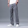 Летние тонкие мужские свободные прямые джинсы из лиоцелла с мягкой драпировкой, деловые повседневные брюки классического дымчатого бренда Ice Silk