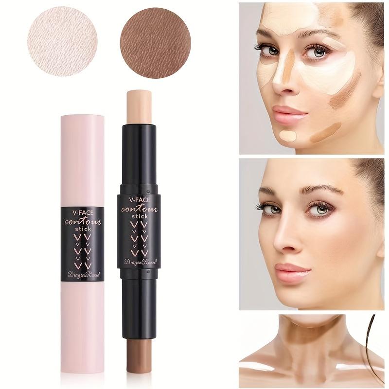Dual-Ended Contour Stick Double End Stick Matte Nose Shadow Profile Highlight And Highlight Dual Purpose Shadow Pen