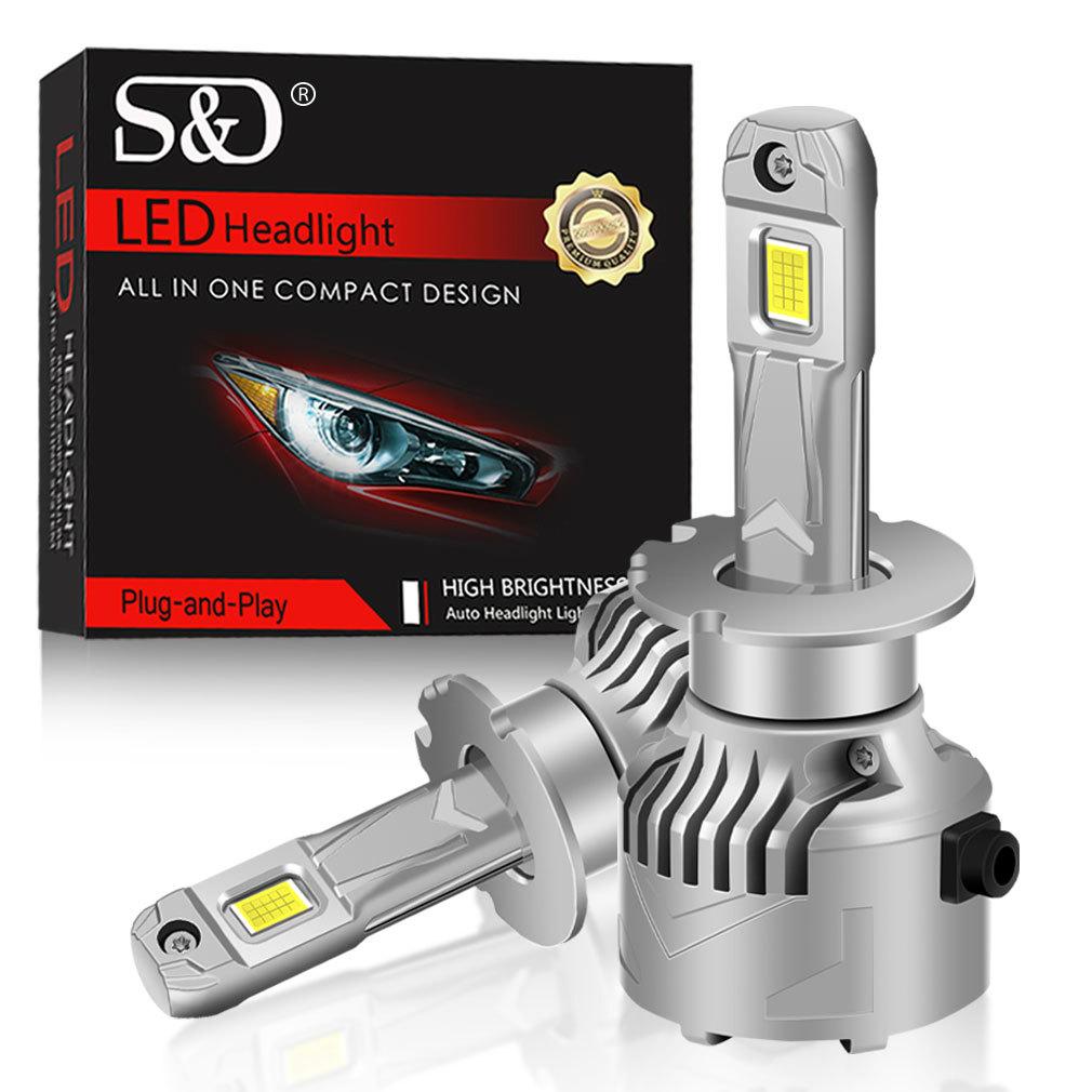 2 шт. 60000 лм D1S D3S светодиодные лампы для фар D2S D4S D8S D1R D2R D3R D4R D8R Turbo LED 30SMD CSP лампы для автомобильной фары Canbus 100 Вт 6500К фара