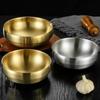 Heat Insulated Mixing Bowl Stainless Steel Double Layer Rice Metal Ice Cream Soup for Kitchen Flatware