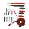 Silicone Wire Universal Probe Test Leads Pin for Digital Multimeter Needle Tip Multi Meter Tester Probe
