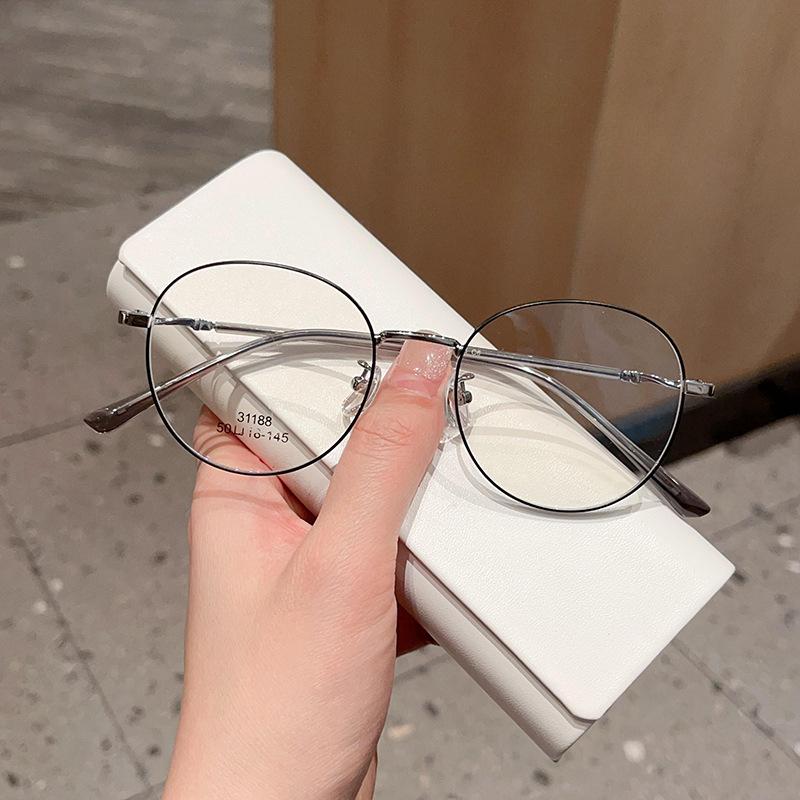 Литературная ретро маленькая круглая оправа для близорукости для мужчин и женщин, простые очки Yan Feng Danyang