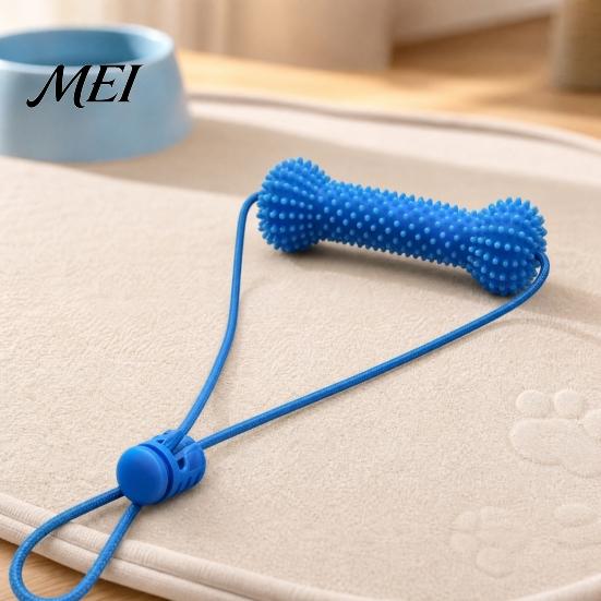 Plaque Remover for Dogs Dog Chew Toy with Rope, Dental Cleaning Stick Puppy, Bite Interactive Teeth Grinding Small Middle Large Rope