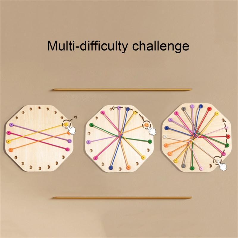 Interactive Rope Puzzle Problem Solving Toy for MultiPlayers Great for Home Party Gathering and Travel Entertainment