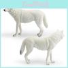 Дикий лесной зверь Волк Модель ПВХ Декор Игрушка Для Детей Обучение И Игра