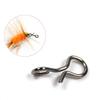 100PCS Fly Fishing Snap Quick Change for Hook & Lures Black Color High Carbon Steel Fishing Accessories
