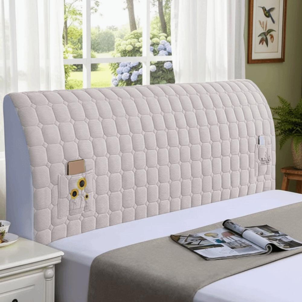 Утолщенный пылезащитный чехол Все включено Защита прикроватной спинки Чехол для изголовья Спальня