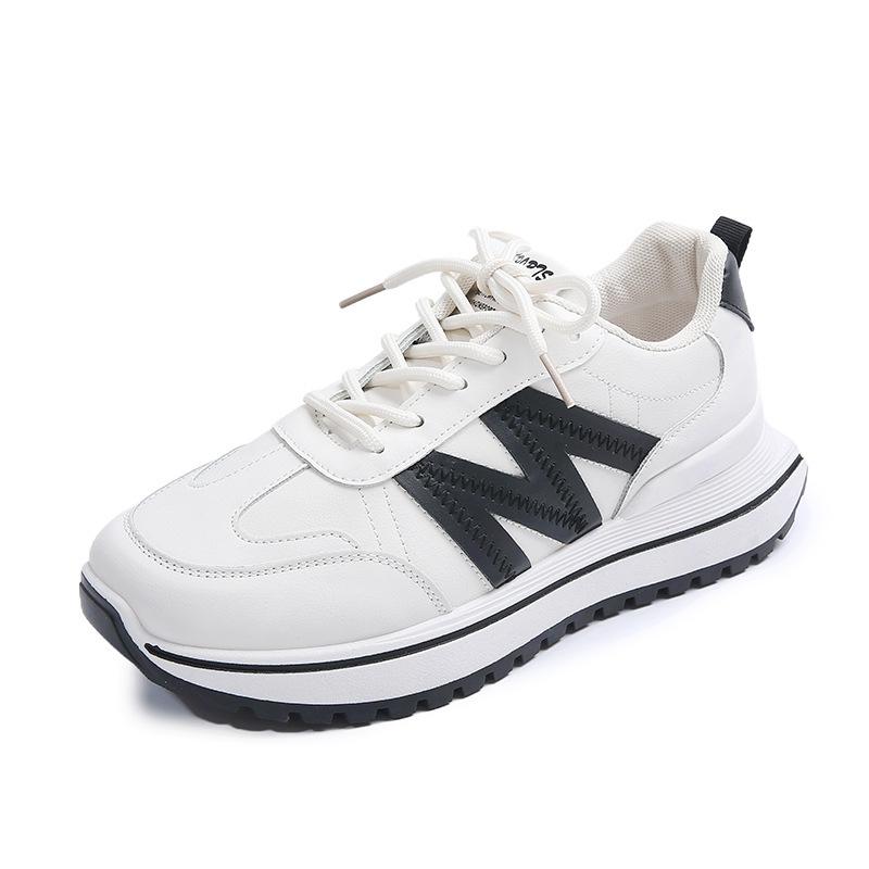 2025 весна белые туфли женские новые корейские версии ins студентки увеличение роста платформа спортивная доска обувь повседневная обувь женская прилив