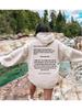 «Дорогой позади меня» Новая зимняя толстовка с капюшоном Jesus Hoodie Christian Hoodie