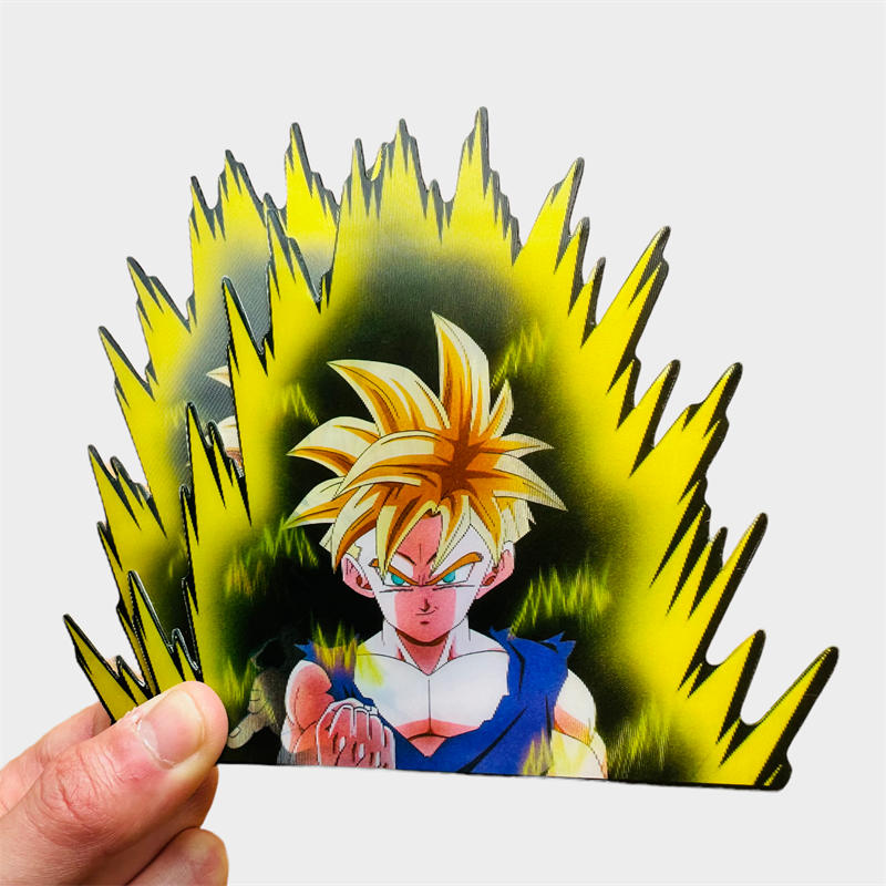Dragon Ball Z Anime Figure Gohan Motion Stickers Car Sticker Notebook Waterproof Decal Toy Wall Sticker Kids Toys Gifts