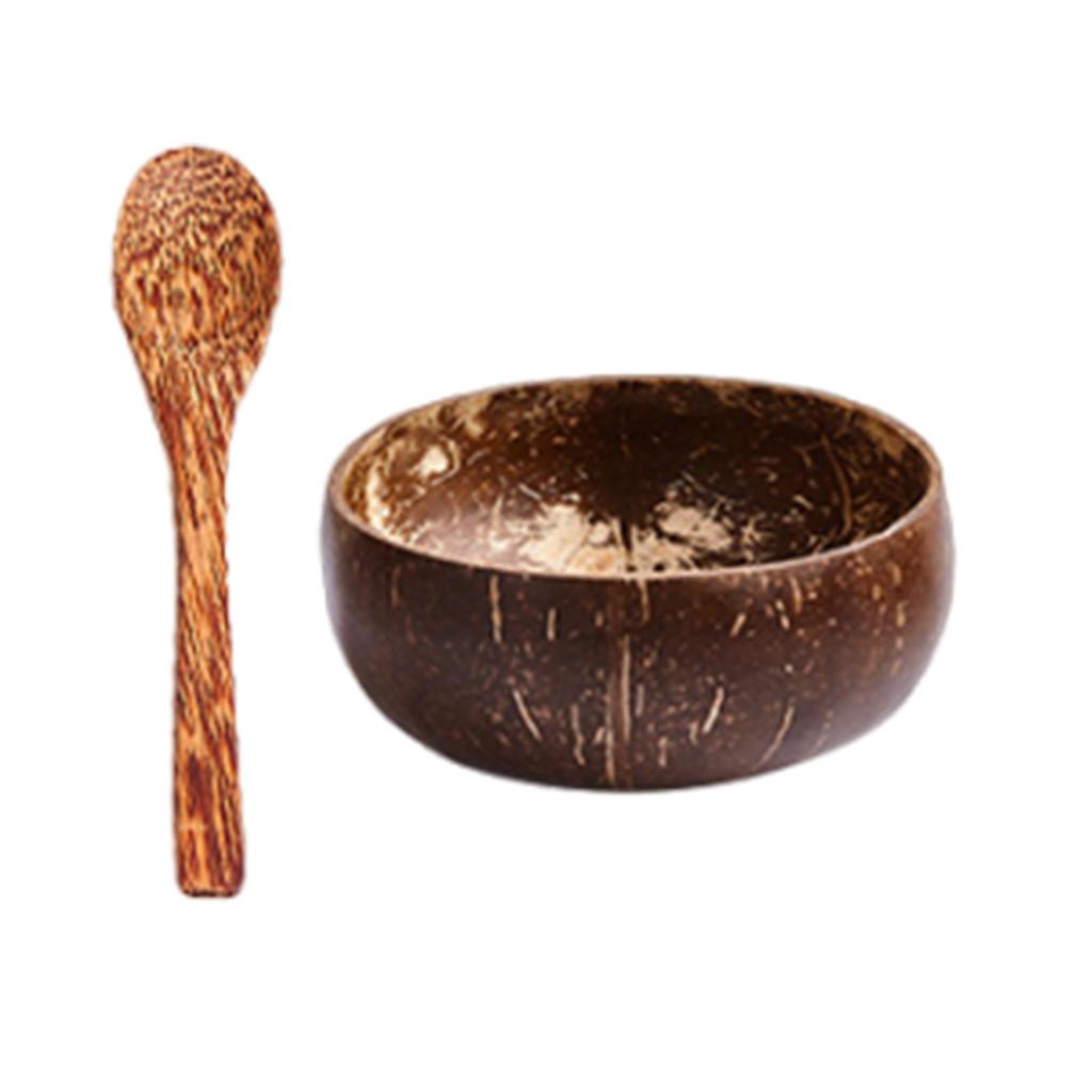 Coconut Bowl Set Modern Portable Multifunctional for Events Camping Outdoor