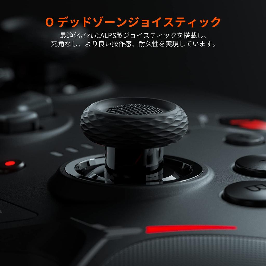 BIGBIG WON PC Wireless Controller with Back Button Developed In Switch Controller Bluetooth Connection Macro Function Equipped with Gyro Sensor TURBO