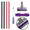 4pcs Plush Strips For Dyson V8 V10 Vacuum Cleaner Rolling Brush Strips
