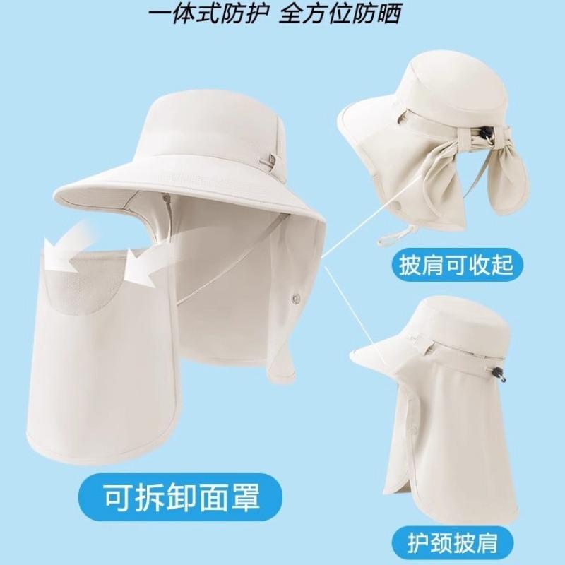 Солнцезащитная шляпа, женская, с полной защитой шеи, солнцезащитная шляпа против ультрафиолета, летняя новинка, складная высококачественная шляпа от солнца