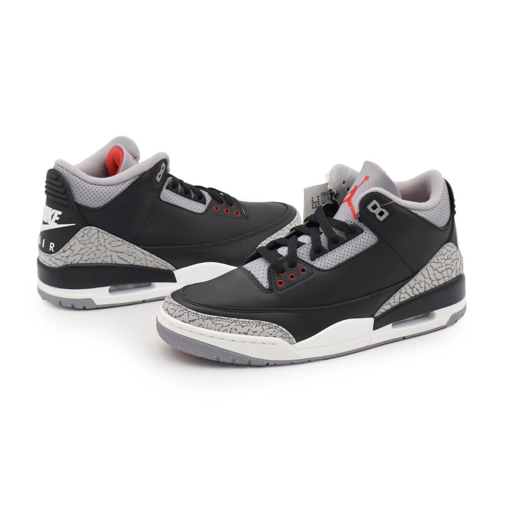 DN3707-010 Nike Air Jordan 3 Retro Black Cement (2024) (Мужской)