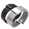Milanese Stainless Steel Watch Band for Huawei and Samsung - 1.0mm Thick, 18/20/22/24mm Sizes