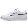 Club C 85 Vegan White Classic Burgundy Men Sneakers Footwear-White Classic-Cobalt GY7152