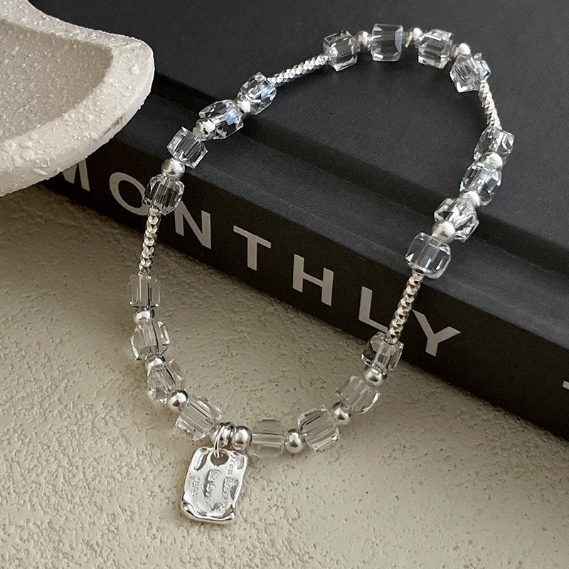 Banyan Tree S925 Серебряный Кристалл Женский Браслет Корейский Стиль - Нишевая Модная Бижутерия для Наложения