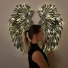 1 Pair Wall Sculpture Metal Wall Art Sculpture Angel Wings Wall Art Decor  Photography