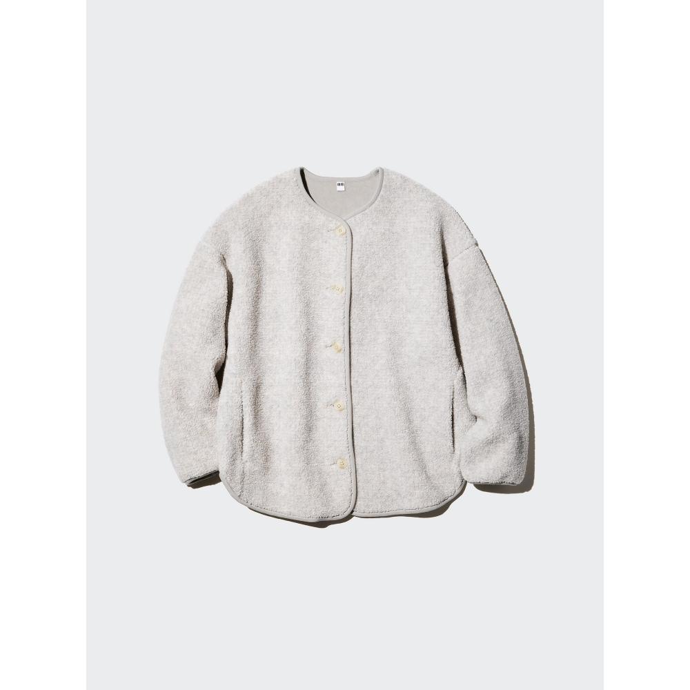 Uniqlo Boa Fleece Relaxed Cardigan