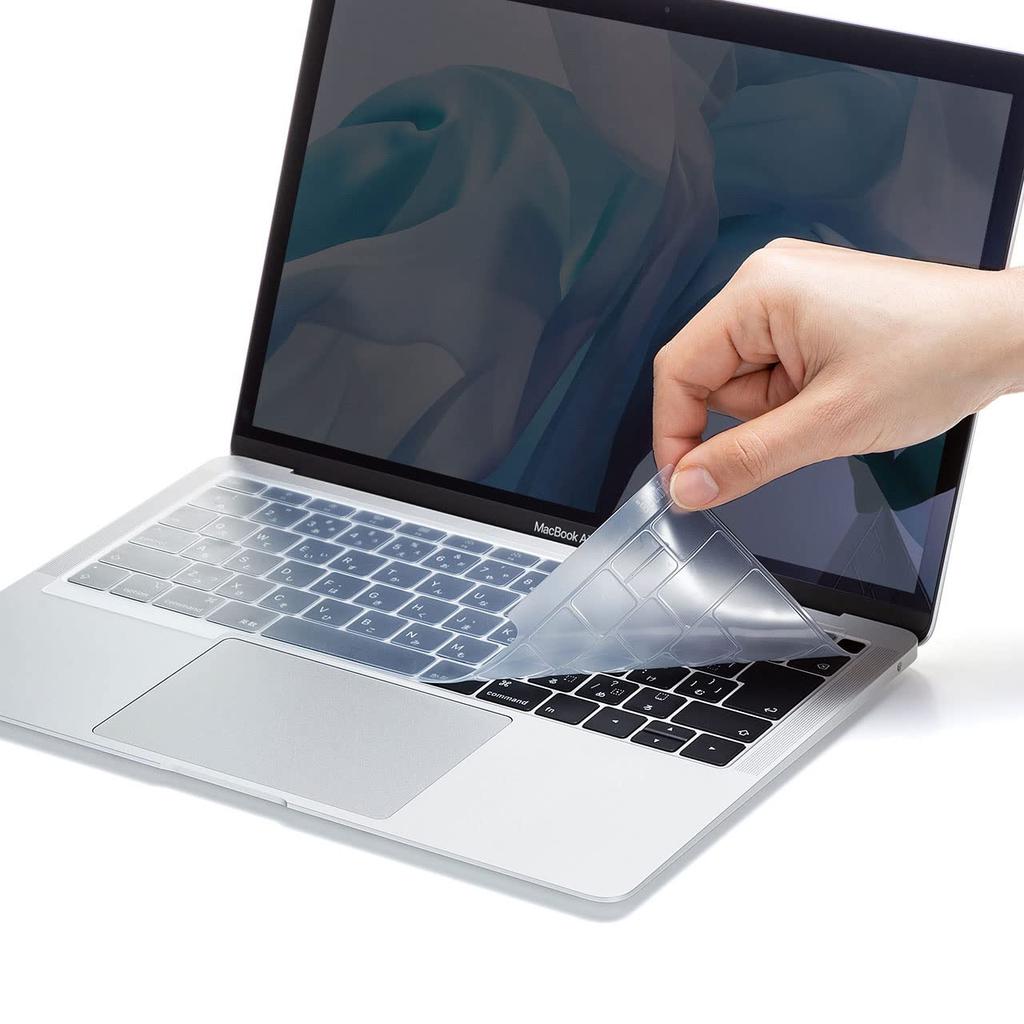 SANWA SUPPLY Силиконовая накладка на клавиатуру для MacBook Air с дисплеем Retina FA-SMACBA13R 13,3 дюйма (чистый)