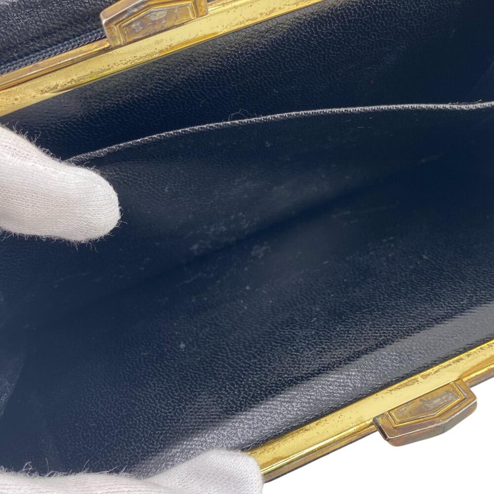 Yves Saint Laurent Кошелек-кошелек с логотипом YSL из кожи черный кожаный мужской Б/У