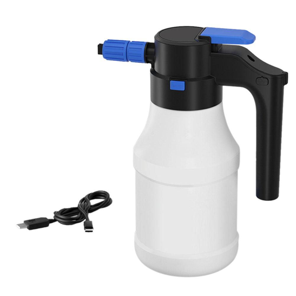 1.5L Electric Foam Sprayer Battery Powered Foaming Pump Blaster Boosting Spray Pot Water Sprayer For Car Washing