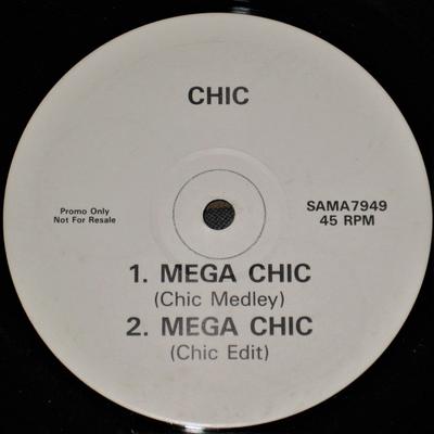 12-дюймовая пластинка CHIC - Mega Chic SAMA7949 Atlantic 1990 UK Танцевальная и Электронная Б/У