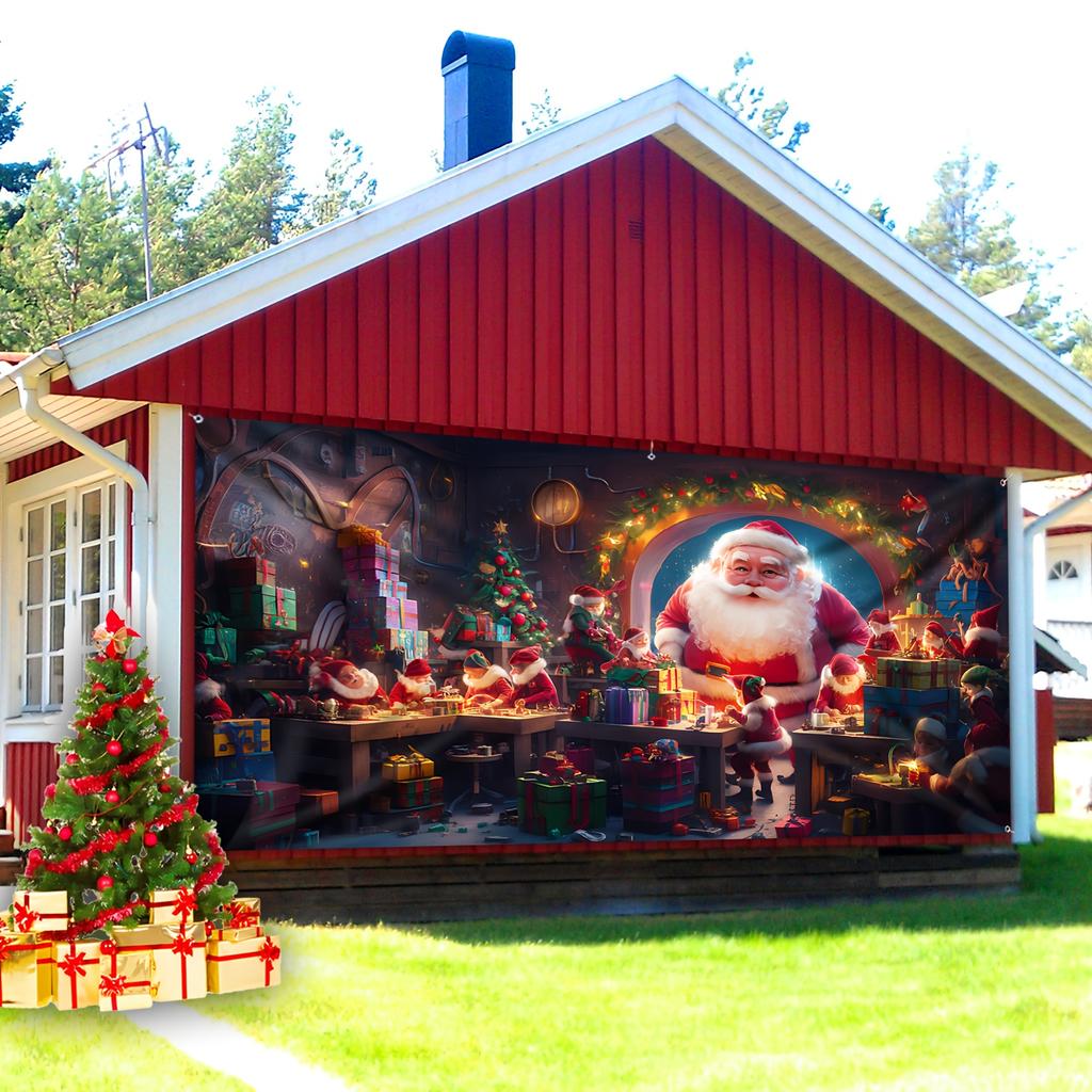 1pc Vibrant Decor Backdrop Christmas Outdoor Decor For Backdrop Holiday