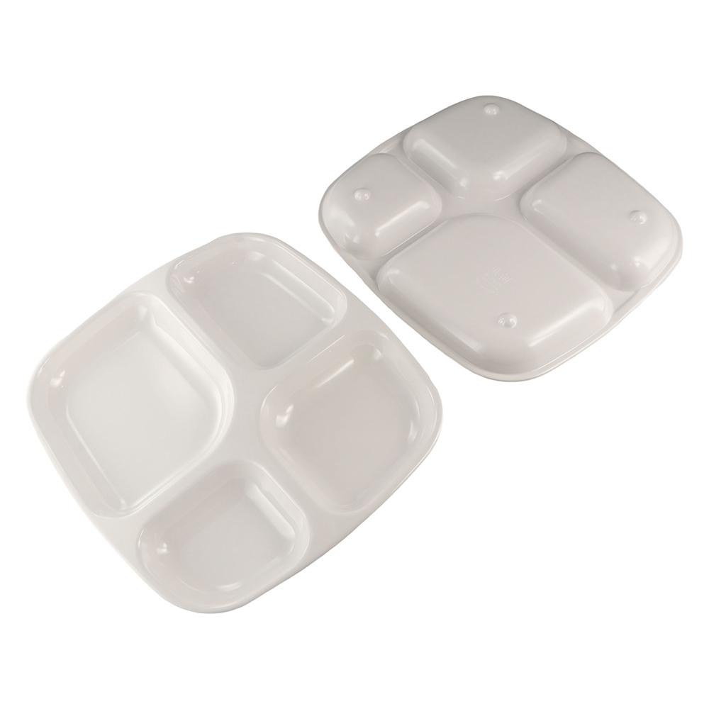 Пластиковый поднос для фаст-фуда Многофункциональный контейнер для обеда Тарелки для школьной столовой