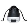 Converse One Star Кожаные Прочные Легкие Низкие Кеды для Скейтбординга Унисекс Кроссовки Черные Белые 153714C