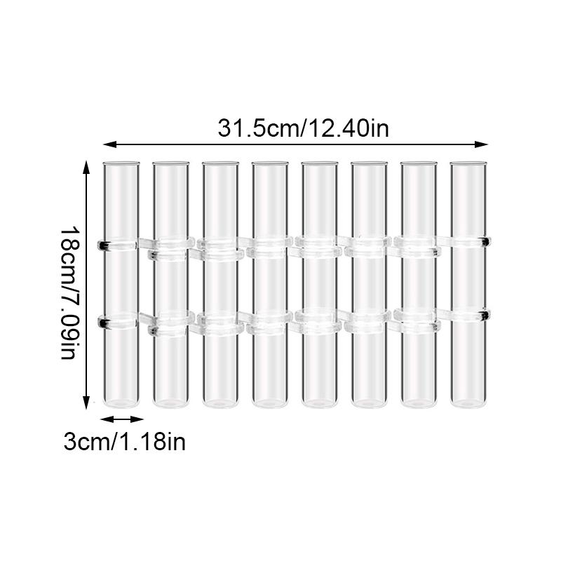 1 компл. стеклянная ваза с цветочным рисунком, ваза для гидропоники, ваза для пробирки, украшение для дома в скандинавском стиле