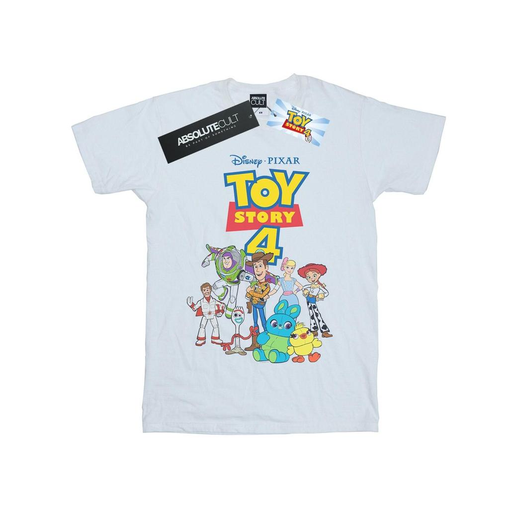 Disney Womens/Ladies Toy Story 4 Crew Cotton Boyfriend T-Shirt